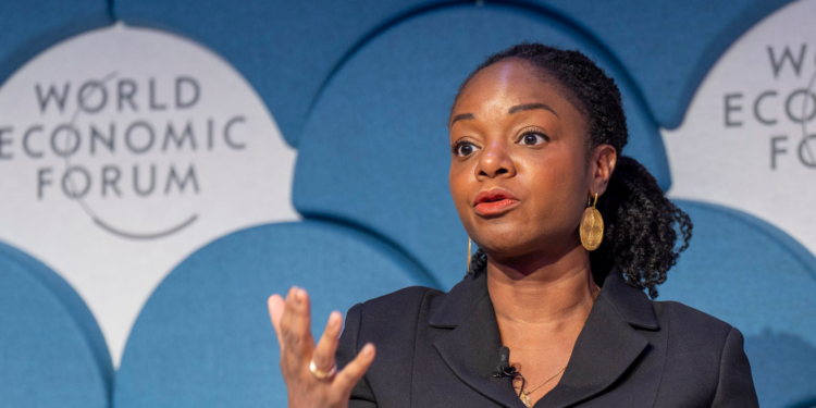 Cina Lawson, Minister of Digital Economy and Transformation of Togo. Copyright: World Economic Forum / Gabriel Lado