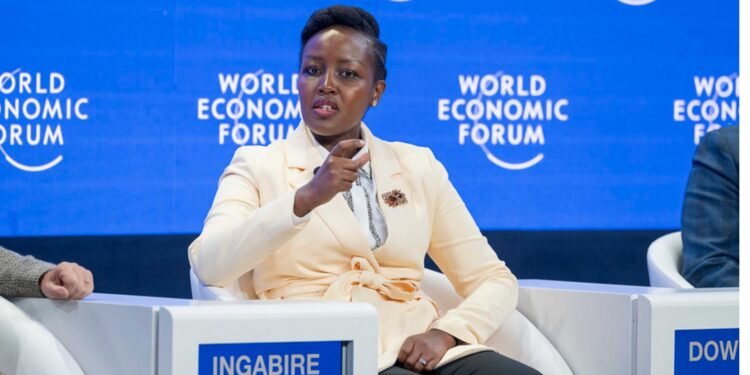 Paula Ingabire, Minister of Information Communication Technology and Innovation of Rwanda. Copyright: World Economic Forum / Thibaut Bouvier
