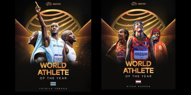 Sifan Hassan and Letsile Tebogo Named World Athletes of the Year