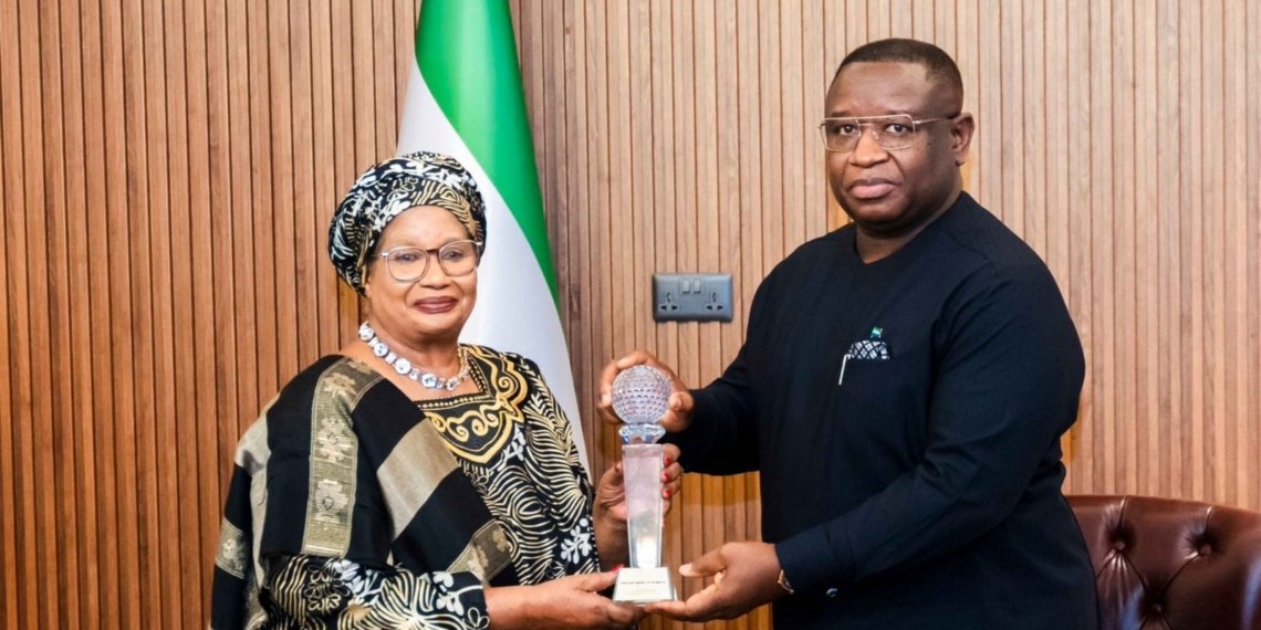 Sierra Leone’s President Bio Honored for Gender Equality Efforts