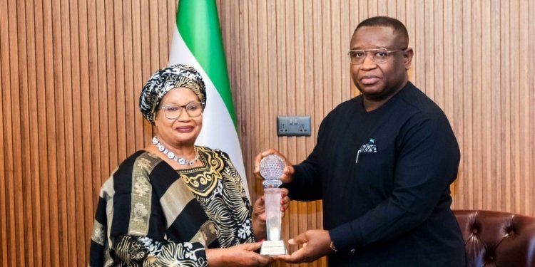 Sierra Leone’s President Bio Honored for Gender Equality Efforts