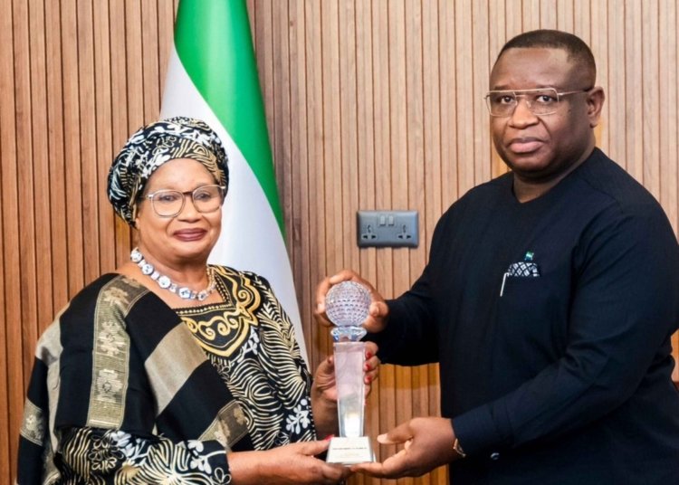 Sierra Leone’s President Bio Honored for Gender Equality Efforts