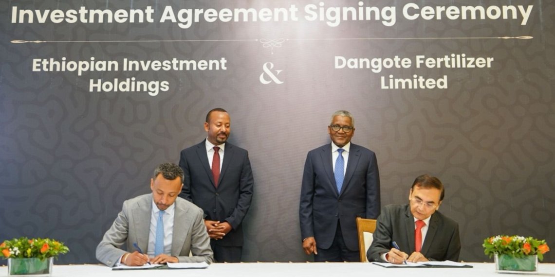 Ethiopia, Dangote Group Sign $2.5B Fertilizer Complex Deal