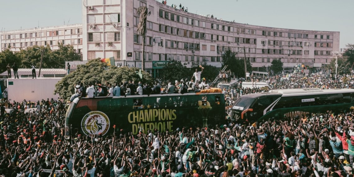 Dakar’s Streets Overflow as Lions of Teranga Parade African Cup of Nations Trophy