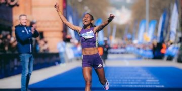 Ethiopia’s Tesfay Runs Second-Fastest Women’s Marathon Ever in Barcelona