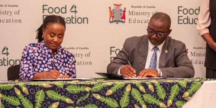 Kenya’s Food4Education Signs 4-Year Deal to Strengthen Zambia’s School Feeding Program