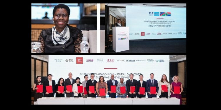 Natural Diamond Producers Sign Beijing Declaration to Boost Industry Ties With China