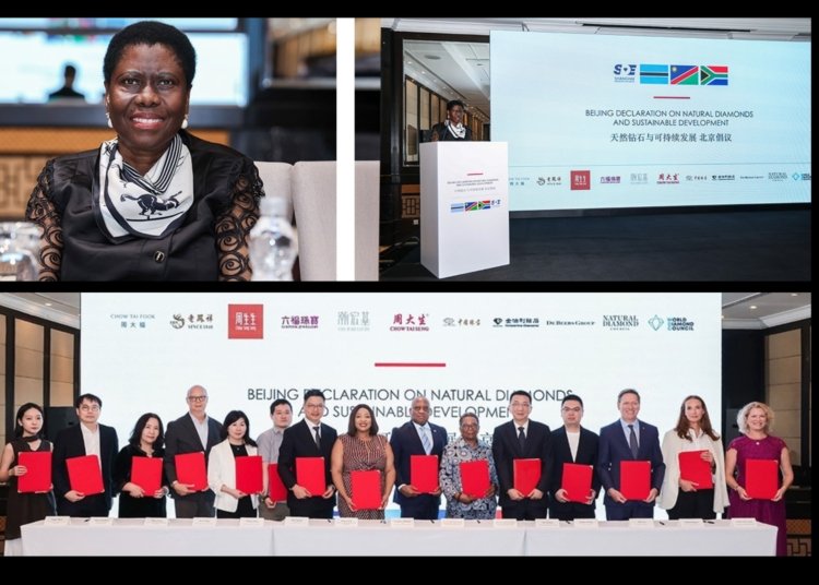 Natural Diamond Producers Sign Beijing Declaration to Boost Industry Ties With China