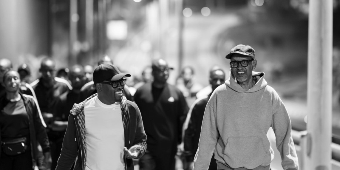 Benin’s Wadagni Joins Kagame for Casual Evening Walk in Kigali